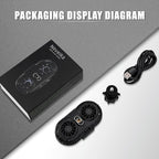 Neveika Phone Cooler, Cellphone Radiator with Dual Semi-Conductor Cooling Chip, Mobile Phones with a Width of 6 to 8 cm for Tiktok Live Streaming, Outdoor Vlog, Mobile Gaming.