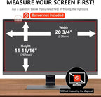 【2-Pack】 23.8 Inch Computer Privacy Screen for 16:9 Monitors with Anti-Spy Anti-Glare Filter, Blue Light Blocking & Eye Protection, Removable Anti-Scratch HD Clarity Screen Protector