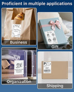 iEager 4x6 Inch Thermal Labels, White Shipping Label Stickers, Commercial+ Grade Thermal Printer Sticker, 180 Labels/Pack