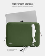 tomtoc 360 Protective Laptop Sleeve for 14-inch MacBook Pro M4/M3/M2/M1 Pro/Max A3112 A3401 A3185 A2992 A2918 A2779 2024-2021, Water-Resistant Case Bag with Accessory Pocket for 13.8 Surface Laptop 7