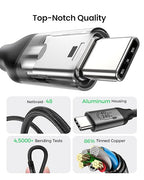 Silkland USB 4 for Long Thunderbolt 4 Cable 10FT/3M, 40Gbps Data Transfer, Supports 8K/5K@60Hz, 240W Charging PD 3.1,USB C Monitor Cable Compatible for Thunderbolt 3, Macbook, Monitor, Docking,SSD,XPS