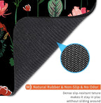 Square Mouse Pad Blooming Botanical Flowers,Personalized Premium-Textured Custom Mouse Mat Design,Washable Mousepad Cloth,Non-Slip Rubber Base Computer Mouse Pads for Wireless Mouse