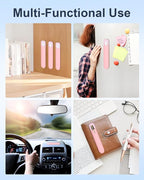eZAKKA Silicone Pencil Holder For Most Pens,Pencils, 7.8 inch Self-Adhesive Stick To Notebooks,Diary, Desks,Tablet, Pink, 1 Pack