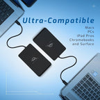 OWC 2TB Envoy Ultra Thunderbolt 5 Portable SSD Enclosure External Drive, Ultra Fast with TB5 Transfer Rates Over 6000MB/s, TB3, TB4 and USB4 Compatible, Works with Mac and PC