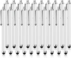20 Pack Stylus Pen,Stylus Pen for Touchscreen High Precision and Sensitivity for Everyday Writing/Drawing,Universal Stylus Compatible with All Touch Screens,White