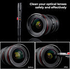 K&F CONCEPT Professional Lens Cleaning Pen with Soft Brush, Carbon Head Lens Cleaning Pen Compatible with Canon, Nikon, Pentax, Sony Digital Camera Cleaning,AR VR Glasses Cleaning