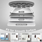 Magnetic Suction Cup Mount for MagSafe Case, Silicone Hands-Free Grip Holder for iPhone and Android, Mirror Shower Phone Stand for Makeup FaceTime Gym Kitchen Bathroom, Gray