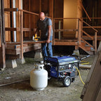 DuroMax XP5500EH 5,500-Watt Dual Fuel Portable Generator - Gas & Propane, Electric Start, RV & Emergency Ready