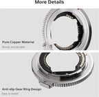 VILTROX E-Z Lens Adapter, E-Mount Lens to Z-Mount Camera Auto Focus Lens Adapter Compatible with Sony E-Mount Lens to Mirrorless Nikon Z-Mount Cameras Z5 Z50 Z6 Z6II Z7 Z7II Zfc