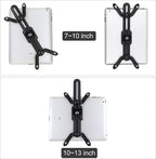 Tablet Wall Mount, Suitable for 7 to 13 inch Tablet PCs, Homes, Classrooms, Medical Places, Business （Black）