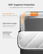 tomtoc 360 Protective Tablet Sleeve for iPad Pro 13-inch (M4) 2024, iPad Air 13-inch (M3/M2) 2025, iPad Pro 12.9-in (6th/5th/4th/3rd Generation) with Magic Keyboard, Water-Resistant iPad Case Bag