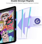 Stylus Pencil for iPad 2018-2024, 15Mins Fast Charge, Palm Rejection, Tilt Sensitivity - Compatible With iPad 10/9/8/7/6, Pro 12.9"/11"/13" M4, Air 5/4/3/11"-13" M2, Mini 6/5