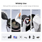 K&F CONCEPT 23 in 1 Camera Lens Cleaning Kit for DSLR Filter with Replaceable Cleaning Pen+Air Blower+Cleaning Liquid+Cleaning Cloth*2+Full-Frame Swab*10+Vacuum Cleaning Cloth*6+Anti-Static Gloves