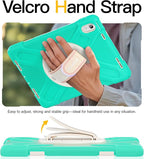 BRAECN for iPad (A16) 11th/10th Generation case 11/10.9 inch 2025/2022 Heavy Duty Shockproof Protective with Pencil Holder Screen Protector 360°Rotating Stand Handle & Shoulder Strap Full Body Cover