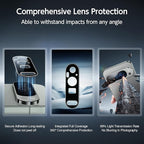 SMARTDEVIL [3+1 Pack Screen Protector For Google Pixel 9 Pro With Camera Lens Protector, Finger Print Reader Compatible, Clear 9H Tempered Glass Film, Fast & Easy Installation, Alignment Frame
