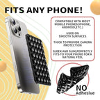 Silicone Suction Cup Phone Mount by Octo Buddy - Double Sided Phone Sticky Grip with Enhanced Suction Power for Hands-Free Selfies & Videos，Phone Accessories Hands-Free Strong Grip（Black）