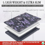 CISSOOK Compatible with MacBook Air 13.6 inch Case 2025 2024 2023 2022 Release A3240 M4 A3113 M3 A2681 M2, Plastic Hard Shell Case & Keyboard Cover & Screen Protector, Dream Catcher