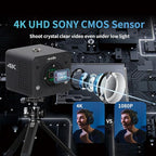4K Native NDI|HX3 POV Box Camera PoE, Simultaneously HDMI & SDI Output, RTSP/RTMP(s)/SRT, Standalone Live Streaming to YouTube/Facebook/Twitch for Webcast, Meeting, Teaching & Gaming (CS)