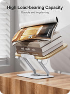 Book Stand for Reading, 360° Adjustable Book Holder, Foldable Book Holder Stand, Cookbook Stand, Textbook Stand, Bible Stand, Hands Rree Book Stand, Laptop Stand, Tablet Stand