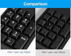 2PCS Keyboard Number Stickers, Keyboard Number Pad Replacement Stickers Universal for Wireless Numeric Pad Numpad Keypad, Laptop, Desktop, Computer, Keyboard Numbers Sticker -Matte