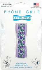 LOVEHANDLE Universal Phone Grip for Smartphones & Mini Tablets - Phone Holder for Hand - Wireless Charging Compatible - Made in The USA - Veri Violet