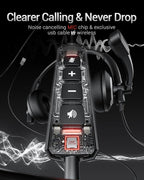 EH05-U Wired USB Headset with Noise Cancelling Microphone for PC Laptop - Headphones with In-Line Control, Lightweight, Enhanced Sound & MIC Mute
