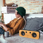 DOSS SoundBox H200 50W Home Bluetooth Speaker with Dual 3.5-Inch Woofers, Two 1-inch Tweeters, 35H Playtime, TWS, Sustainable Materials, BT 5.3, Wireless for Record Player/Computer/TV-Black