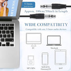 Kanayu 100 Pack Wired Earbuds Bulk for Classroom Ear Headphones Wired Basic Student Earbuds No Microphone with 3.5mm Jack for Kids Class Laptop School Library, Individually Bagged(Blue)