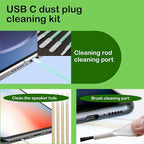 USB C Dust Plug, Type-C Port Cover for iPhone17/ iPhone16/15 Series Charger Port & Speaker Dust Cover, 8-Pack Soft Silicone Anti-Dust Plug Covers Set
