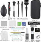 18-in-1 Professional Camera Cleaning Kit for Most DSLR Cameras (Canon, Nikon,Sony), with Air Blower/Cleaning Pen/Detergent/Cleaning Cloth/Lens Brush/Carry Case
