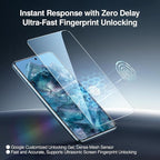 SMARTDEVIL [3+3 Pack Screen Protector For Google Pixel 8 Pro With Camera Lens Protector, FingerPrint Reader Compatible, Clear 9H Tempered Glass Film, Fast & Easy Installation, Alignment Frame