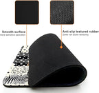 Mouse Pad, Cute Black Polka Dot Lattice Mouse Pads for Desk, 9.5" x 7.9" Non-Slip Rubber Base Computer Mousepad with Women, Portable Square Design for Wireless Mouse and Pad Laptop Office & Travel