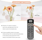 Remote Control for Nikon Camera,USB-C Rechargeable Wireless Shutter Release with OLED Screen – Video, Zoom & Focus Control for Nikon A1000, B600, P1000, P950, Z6III, Z30, Z50II, Zfc, Z5 (Black)
