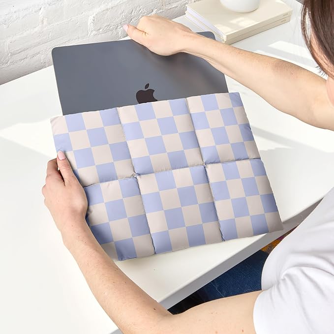 Vandel Puffy Laptop Sleeve Case, 13-14 inch Laptop Sleeve Bag, Waterproof Fabric Laptop Case 13.3 Inch, Compatible with MacBook Air/Pro 13 / Pro 14