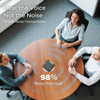 Conference Speaker and Microphone, USB C & Bluetooth Speakerphone for Computer, Laptop Speakers with mic, 360° Voice Pickup, AI Noise Reduction, 20H Call Time, Online Meetings