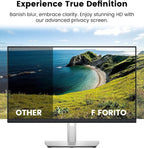 F FORITO 24 Inch 16:9 360°Privacy Screen Protector for Computer Monitor, Removable Eye Protection Anti Blue Light Anti Glare Computer Screen Privacy Shield for All 24" Widescreen Monitors