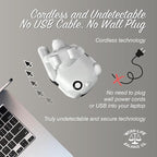Laptop Trackpad Jiggler -AA Battery Lasts 6 Months -Undetectable -Cordless Mouse Jiggler -Does Not Work on DeII -Keeps Touchpad Active, Laptop Awake -Mechanical Mouse Mover -ON/Off Switch (Gray Dog)