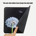 Mouse Pad, Gaming Mouse Pad, Non-Slip Rubber Base Mouse Mat with Designs for Laptop, Computer & Office, 9.5 x 7.9 x 0.12 inches (Dandelion 2)