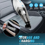 Handheld Vacuum Cordless, Hand Vacuum Cordless Rechargeable with LED Light/Multi Accessories,1.6lbs Car Portable Vacuum Cleaner for Pet Hair, Home, Car, Office
