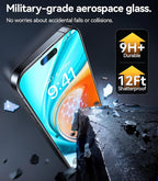 TORRAS Top-Notch Military-Grade Shatterproof for iPhone 15 Screen Protector [Most durable 9H+ Glass,Unbreakable from 12-foot Drop] for iPhone 14Pro&iPhone 15, Diamond Shield 2 Packs