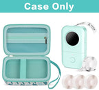Labels Printer Case Compatible with COLORWING D30 Bluetooth Wireless Portable Labeling Printer Also for Phomemo D30 D35 for Memoking Mini Thermal Printing Sticker Storage Holder