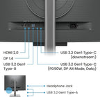 BenQ RD280U 28.2” 4K 3840x2560 3:2 Programming Monitor, Eye-Care, Nano Matte Panel, Coding Modes, MoonHalo Backlight, 90W USB-C, KVM, VESA Mount, Developer Monitor