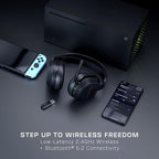 Turtle Beach Stealth 500 Wireless Gaming Headset Licensed for Xbox Series X|S, Compatible with Xbox One, Bluetooth, PC, Mobile, 40 Hr Battery, Memory Foam Cushions, Flip-to-Mute Mic, Black