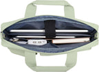 MOSISO Laptop Shoulder Bag, Computer Bag with 2 Raised&1 Flapover&1 Horizontal Pocket&Handle&Belt