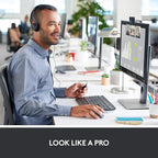 Logitech C920S HD Pro Webcam, Full HD 1080p/30fps Video Calling, Clear Stereo Audio, Light Correction, Privacy Shutter, Works with Skype, Zoom, FaceTime, Hangouts, PC/Mac/Laptop/Tablet/XBox - Black