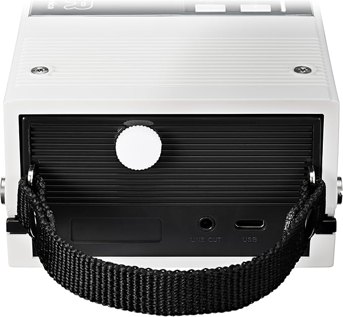 AudioTechnica AT-SB727 Sound Burger Portable Turntable with Bluetooth (White)