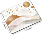 Aesthetic Mountains Boho Mouse Pads for Desk, Portable Wireless Computer Mouse pad Small Design with Women, Non-Slip Rubber Base Laptop Mousepad 9.5" x 7.9" Smooth Surface for Office & Travel