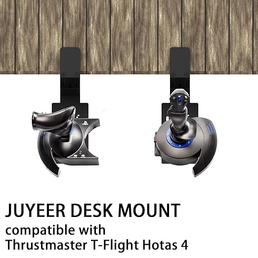 Quick Release Desk Mount: Compatible with WINWING URSA MINOR Space/Airline Joystick, Thrustmaster SimTask FarmStick/T.Flight HOTAS ONE, Compatible with Logitech G Extreme 3D Pro Joystick, Turtle Beach VelocityOne Flightstick