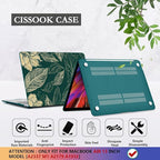 CISSOOK Compatible with MacBook Air 13 inch Case 2022 2021 2020-2018 Release M1 A2337 A2179 A1932 with Touch ID, Plastic Hard Shell Case & Keyboard Cover & Screen Protector, Elegant Floral