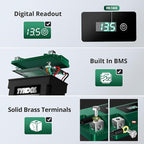 TYKOOL YTX14-BS-STD 400 CCA,Lithium LiFePO4 12v Motorcycle Battery,ATV Battery,2X Cranking Amps,Digital Readout for SOC,Comptitable for ATV,Piaggio Scooter,Honda UTV,Yamaha Snowmobile